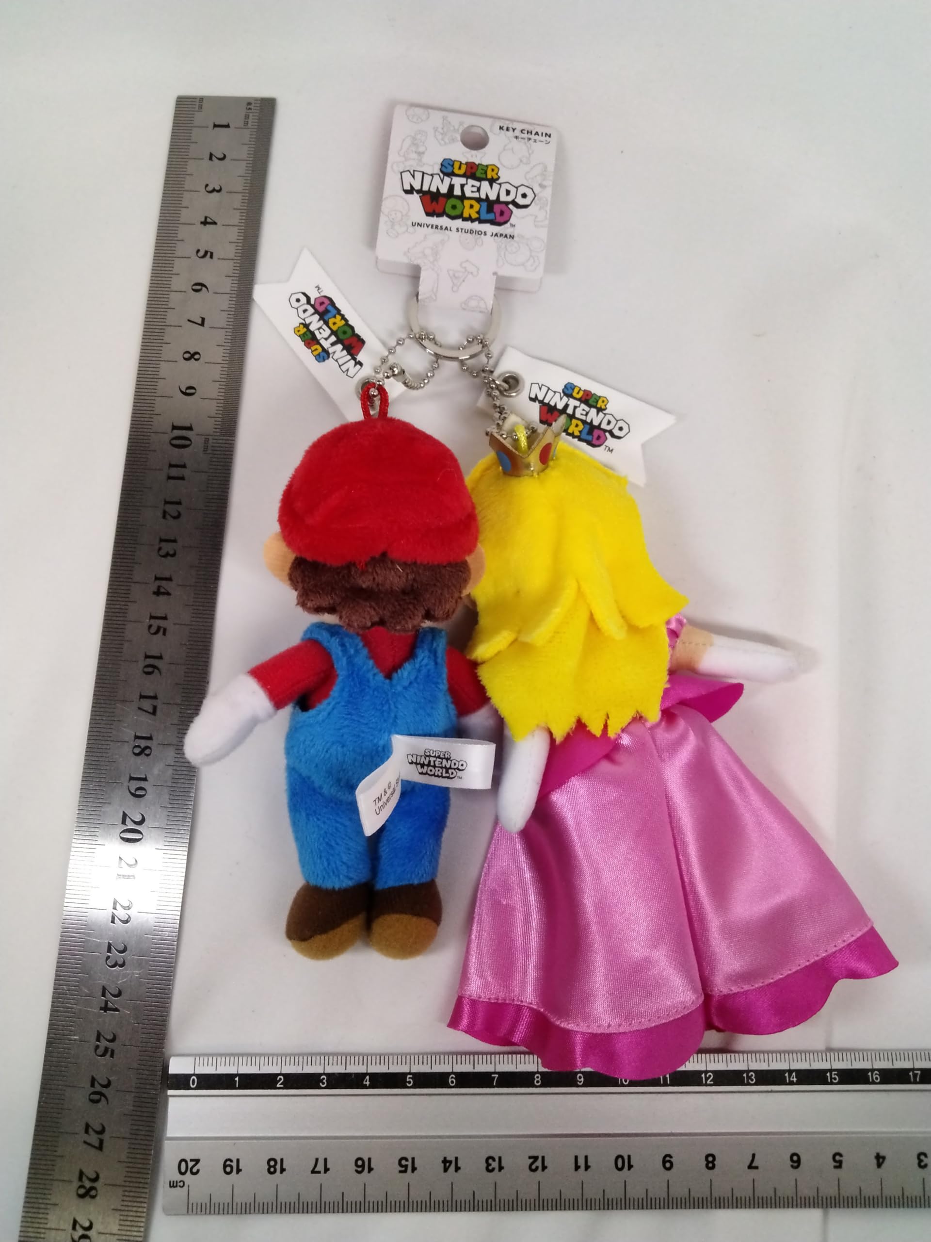 Amazon.co.jp: USJ マリオ ピーチ姫 キーホルダー セット ユニバーサル